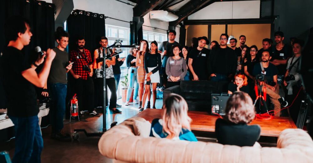 Event - Group of People Standing Inside Room